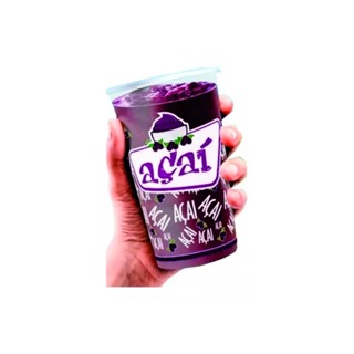 Copo Plástico Personalizado Transparente Açai 400ml 50 unidades em Oferta na Shopee