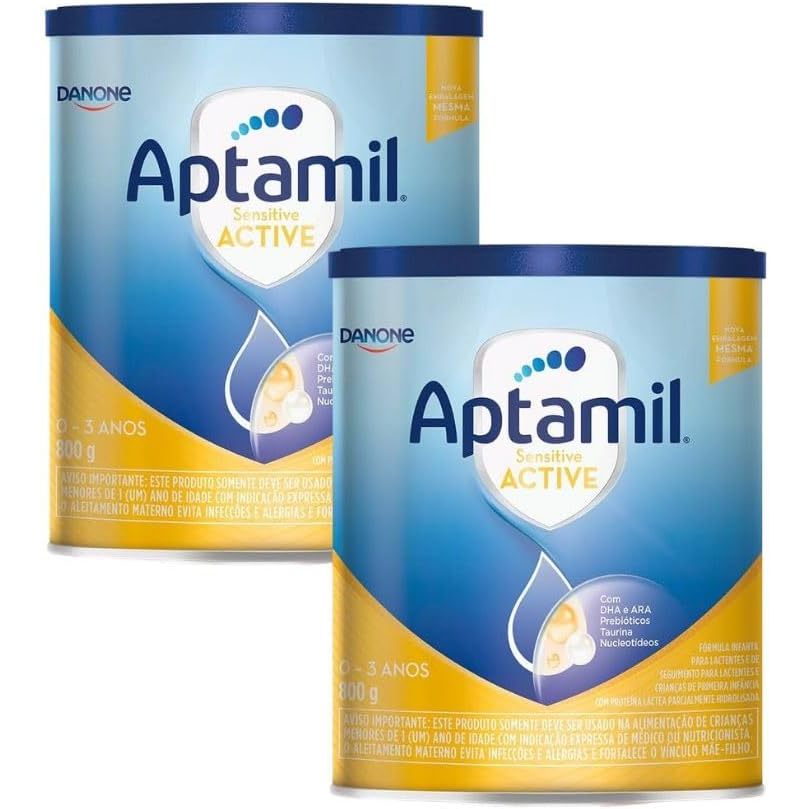 Kit 2 Latas Aptamil Sensitive Active 800gr EQ.1