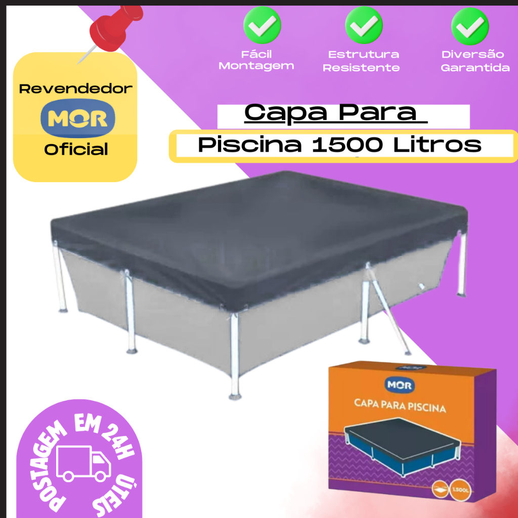 Capa Para Piscina Standard 1,500 Litros Mor Proteção