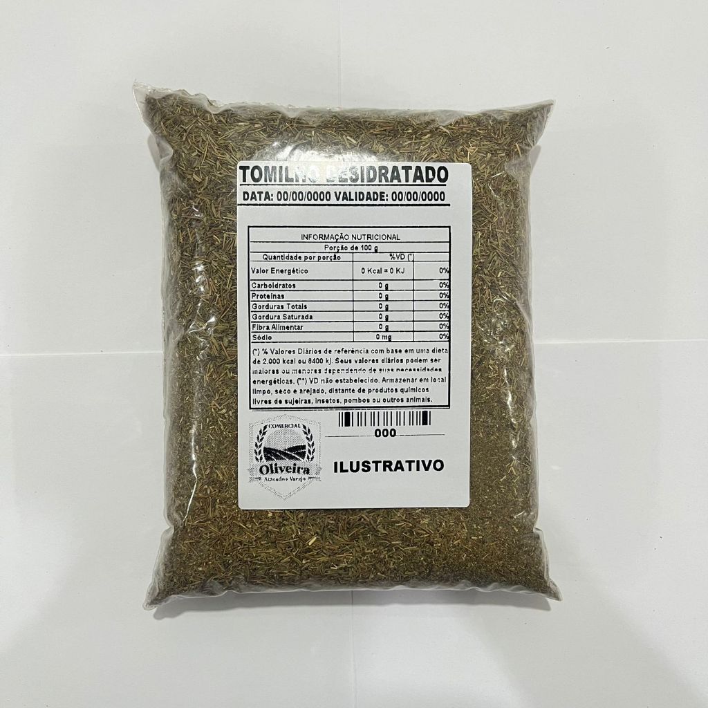 Tomilho Desidratado 1kg Granel