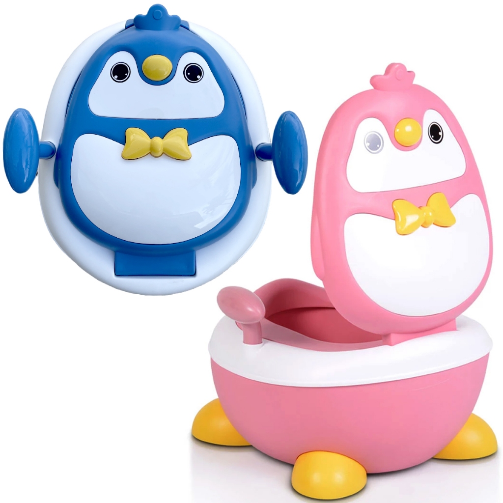 Troninho Lorben Infantil Desfralde Penico Portátil Pinguim