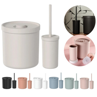 Kit Conjunto de Banheiro Lixeira 6 Litros + Escova Sanitária Limpeza de Vaso Privada Design Elegante em Oferta na Shopee