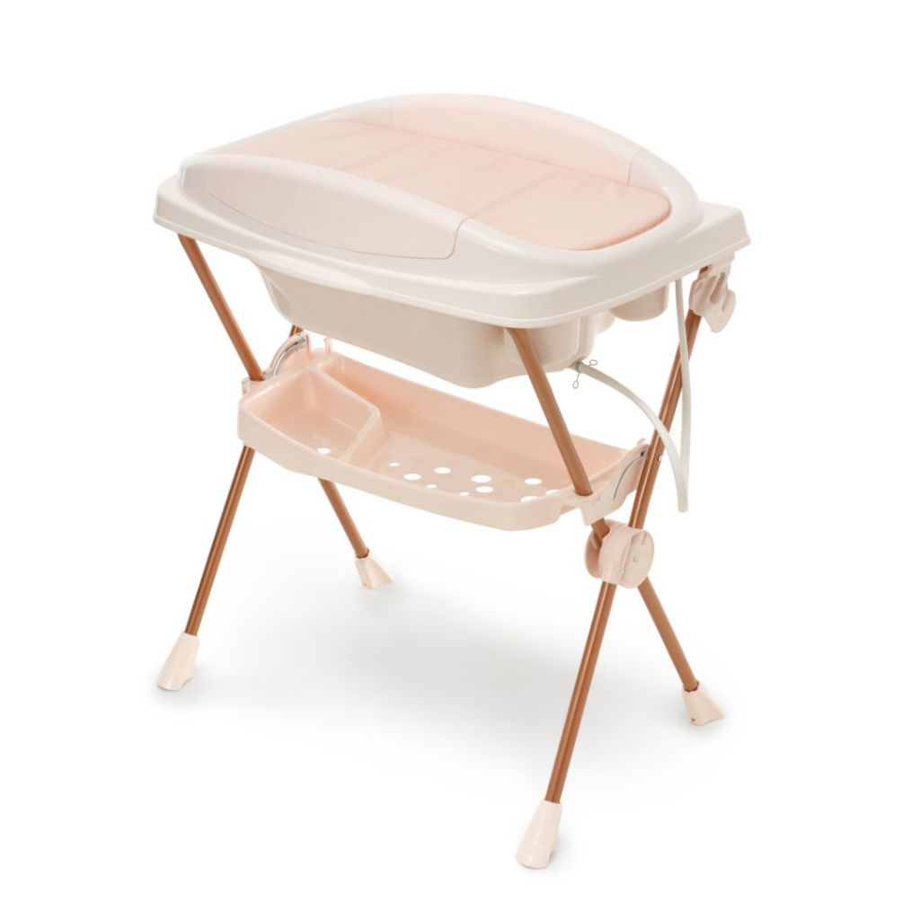 Banheira Bebê Plástica Suporte/trocador Premium Galzerano