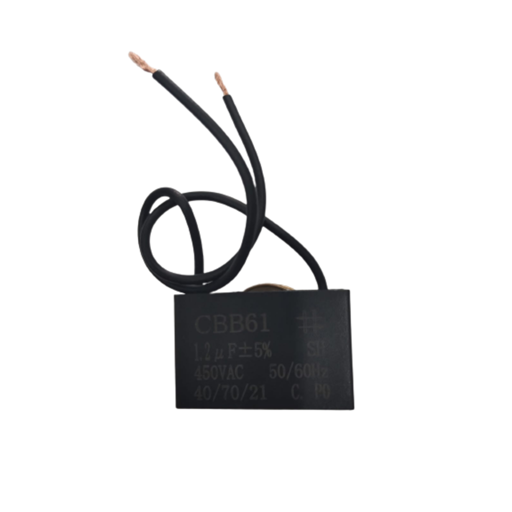 Capacitor Para Motor Ventilador Ac Cbb61 1,2uf 450vac