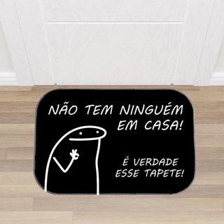 Tapete de Porta Decorativo Estampas Divertidas Antiderrapante - Direto de Fábrica - Envio Imediato!! em Oferta na Shopee