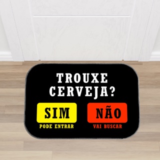 Tapete de Porta Decorativo Estampas Divertidas Antiderrapante - Direto de Fábrica - Envio Imediato!! em Oferta na Shopee
