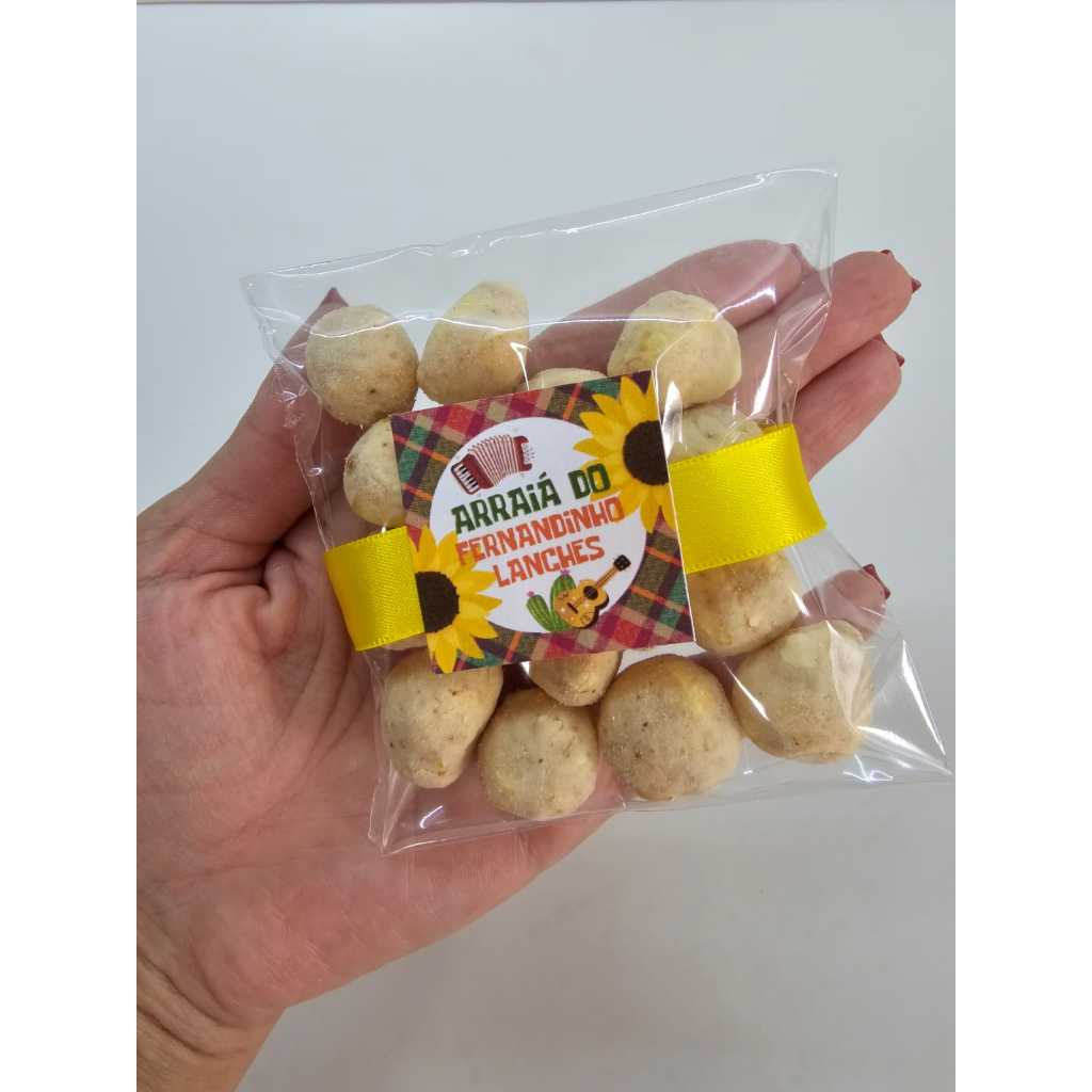 QUE BELLA PIPOCA GOURMET/ 10 UNIDADES DE 35G LEMBRANCINHA  PERSONALIAZADAS FESTAS