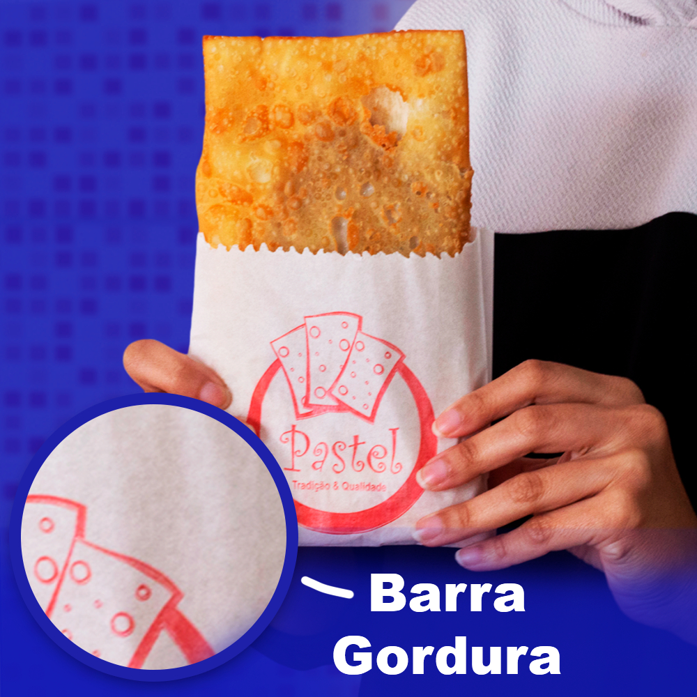 SACO PEQUENO PARA PASTEL  BARREIRA GORDURA -  PARA CONSUMO IMEDIATO  (SERVIR NO BALCÃO) 500 UNIDADES em Oferta na Shopee