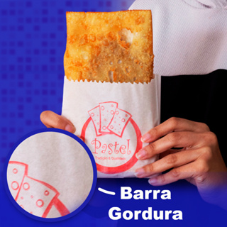 SACO PEQUENO PARA PASTEL  BARREIRA GORDURA -  PARA CONSUMO IMEDIATO  (SERVIR NO BALCÃO) 500 UNIDADES em Oferta na Shopee