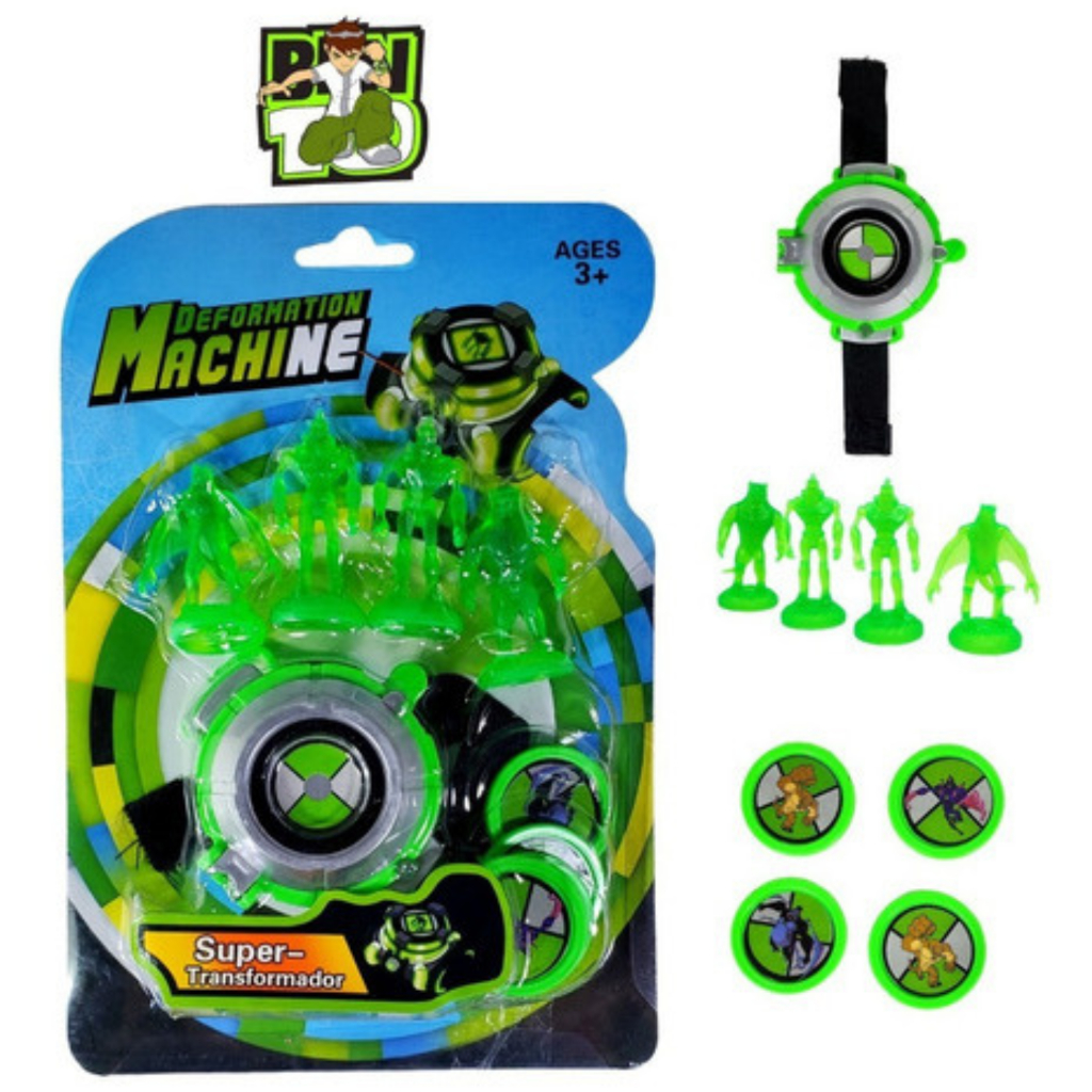 Relogio Infantil Ben10 Omnitrix Com Sons Luz Aliens Presente em Oferta na Shopee