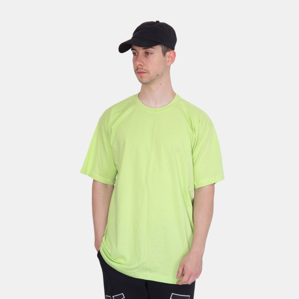 Camiseta Camisa Verde Lima Lisa Premium Streetwear Masculina 100% Algodão Fio 30.1 Unissex