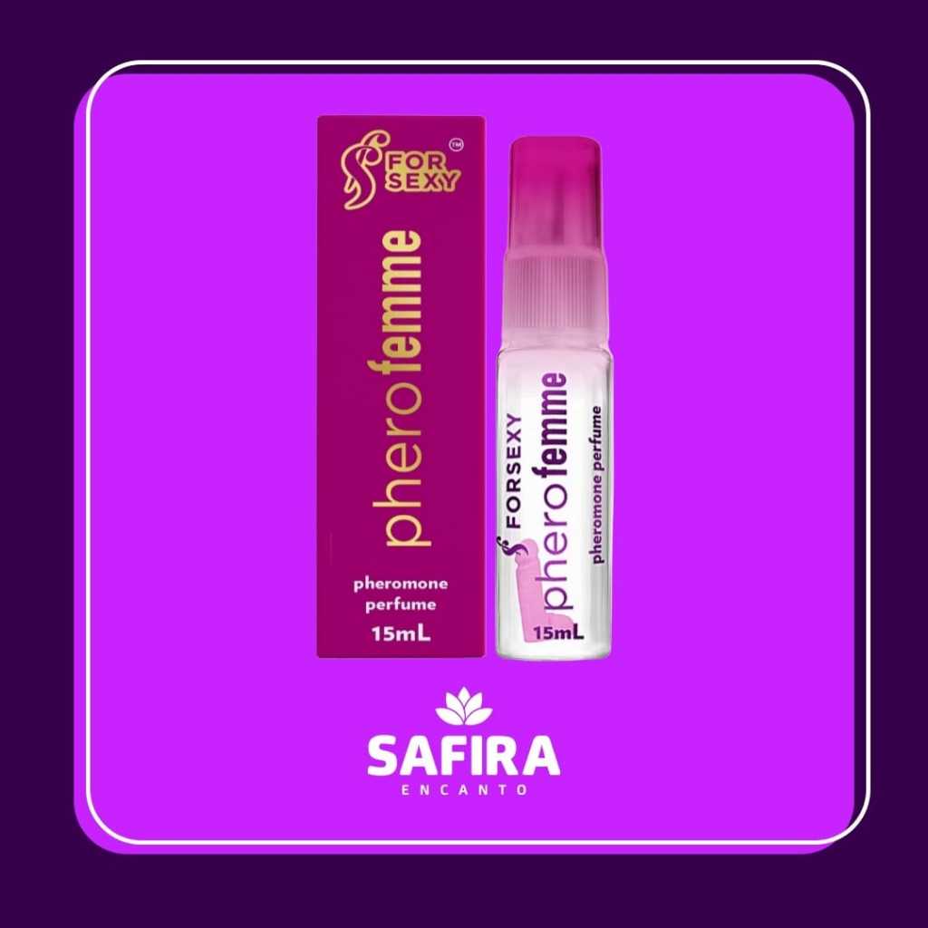 Perfume Sedutor com Feromônios - Pherofemme - 15ml - Atração e Sedução