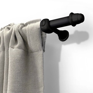 Varão de Cortina Simples 2,50 Metros 19mm Fino Conjunto de Instalação Completo Várias Cores em Oferta na Shopee