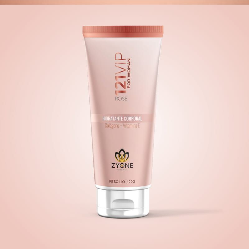 Creme hidratante Feminino 121 Vip Rose essência importada 120g