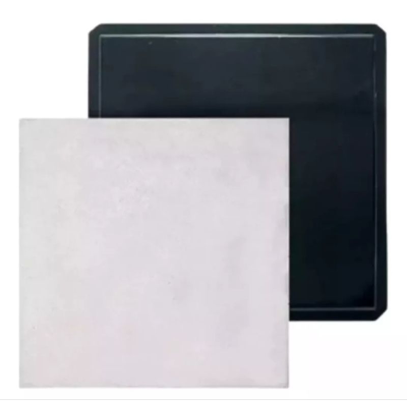 Molde Forma ABS 2mm Placa Lisa 50x50 Piso Concreto Cimento CD722