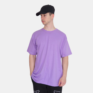 Camiseta Camisa Lilás Lisa Premium Streetwear Masculina 100% Algodão Fio 30.1 Unissex
