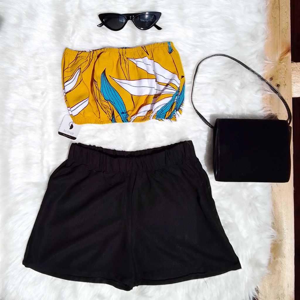 Conjunto Feminino Blogueirinha infanto-juvenil 8 a 16 anos menina blusa viscose short feminino