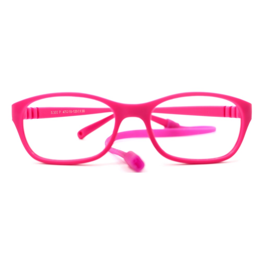 Armação Infantil Criança Juvenil Acetato Silicone Óculos Lentes De Grau S302