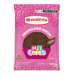 Granulado Macio Sabor Chocolate 500g Mavalério