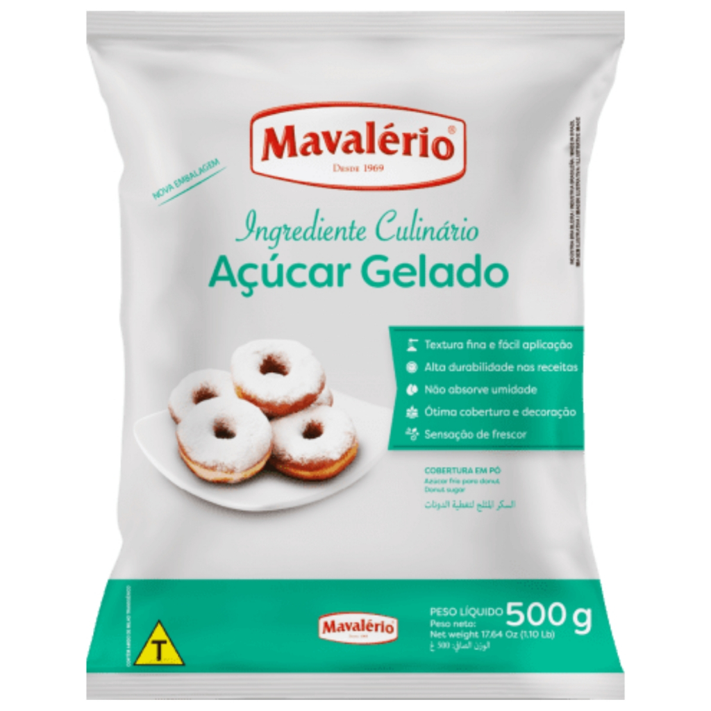 Açúcar Gelado 500g Mavalério