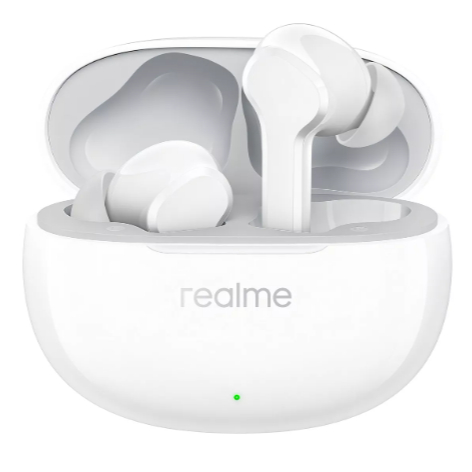 Realme Buds T110 Smart Touch Com Bluetooth De 88 Milissegundos, Cor Preta ou Branca - Audio