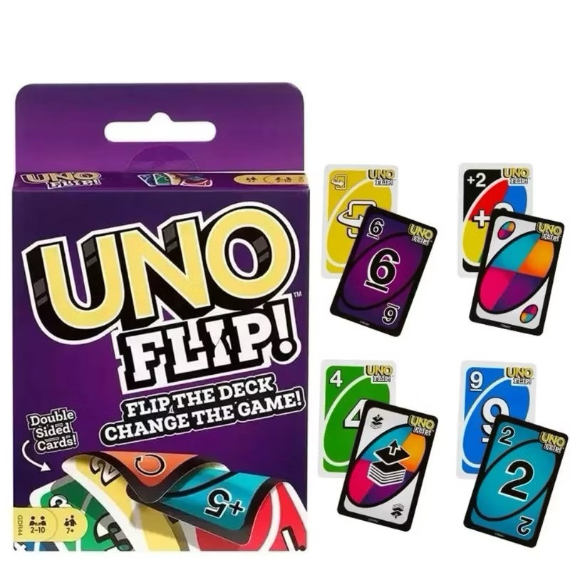 Jogo De Cartas Uno: Jogo De Festa Uno Flip Famly | Card Game UNO: Uno Flip Famly Party Game