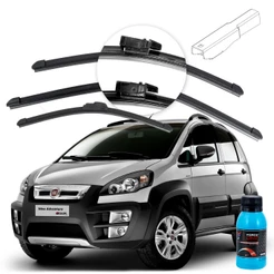 Palheta Limpador de Parabrisa Fiat Idea Adventure ano 10 a 14 Especifica Dianteiro e Traseiro