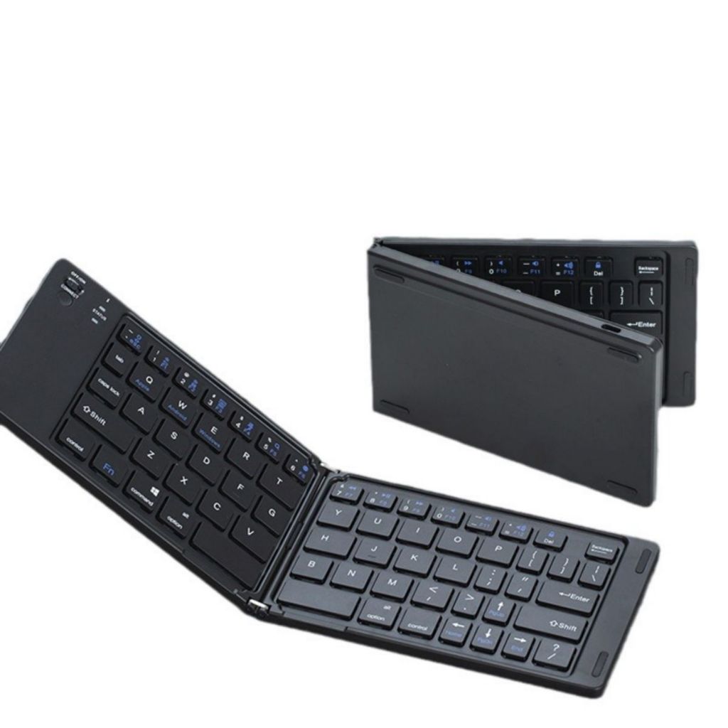 Teclado Sem Fio Bluetooth Portátil Dobrável Leve Ultrafino Para Tablet Celular PC em Oferta na Shopee