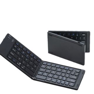 Teclado Sem Fio Bluetooth Portátil Dobrável Leve Ultrafino Para Tablet Celular PC em Oferta na Shopee
