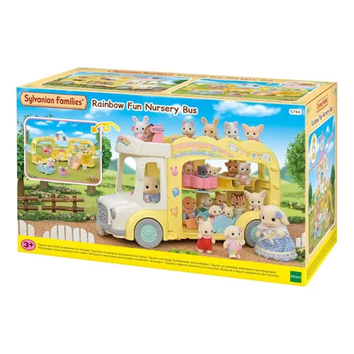 Sylvanian Families Ônibus Arco-íris Jardim Da Infância - Epoch 5744 - Mom & Baby