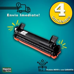 Kit 4 Toner Compatível TN1060 1060 | DCP1602 DCP1512 DCP1617NW HL1112 HL1202 HL1212W