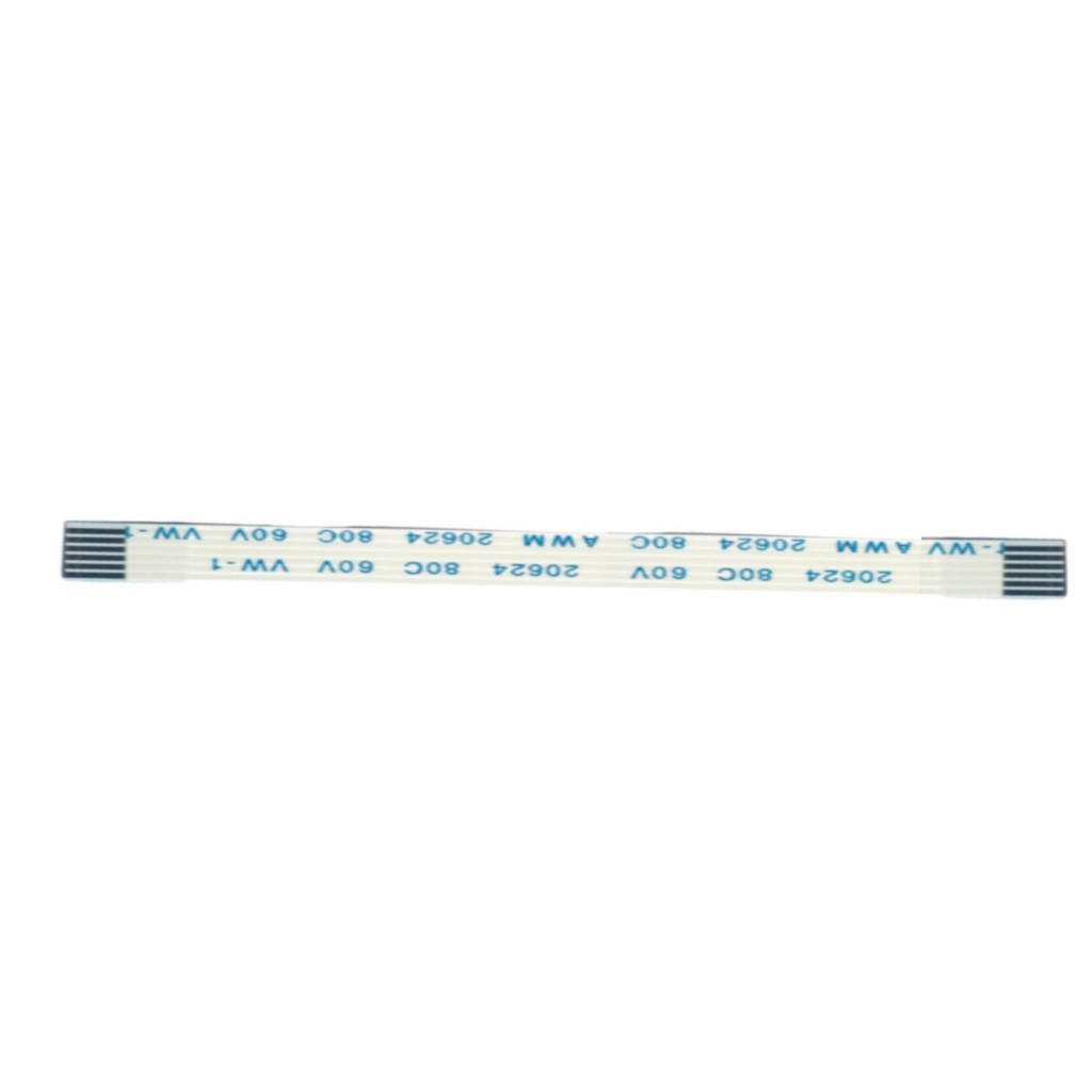 Cabo Flat Normal 6 Vias 8cm X 0,4cm - Compatível Para Botão Power Ps4 Pro Cuh 7215b