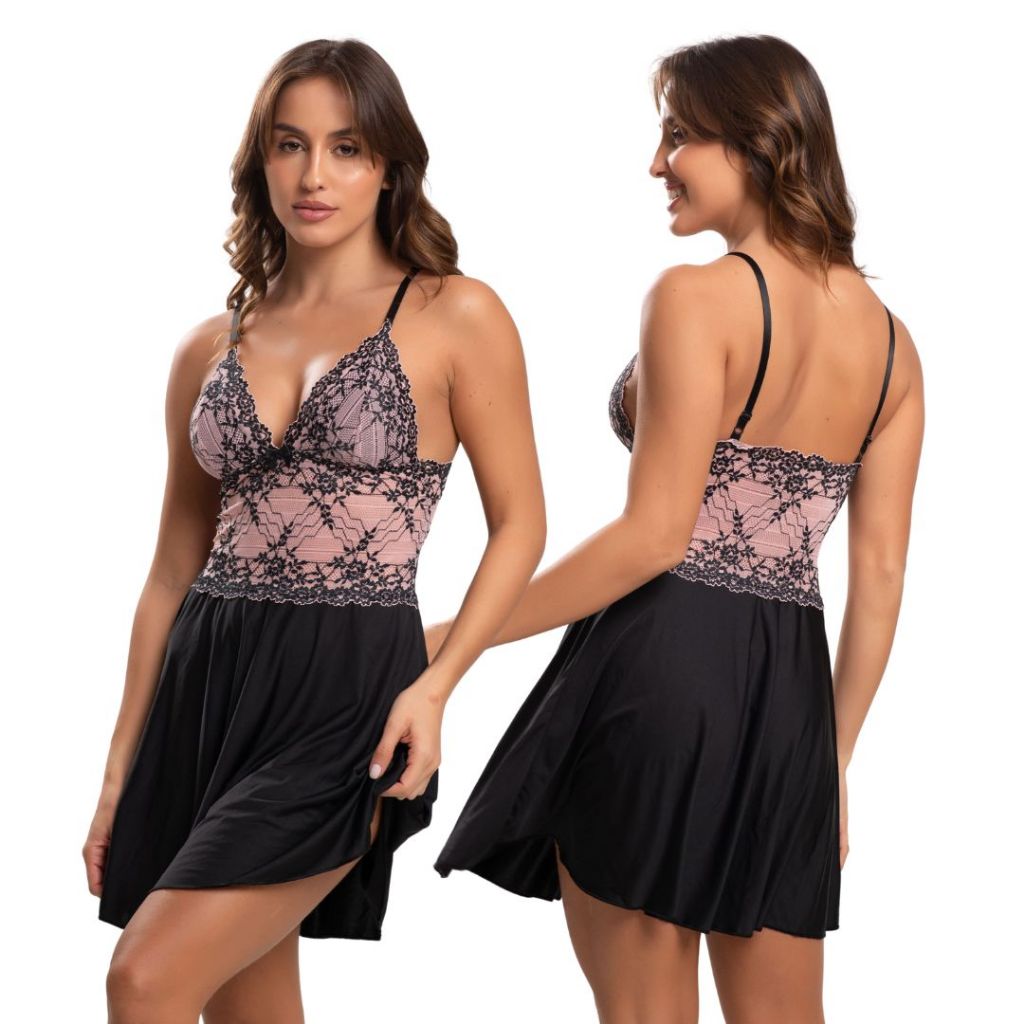 Mit Lingerie Vestido Feminino Camisola Sensual De Renda Sem Bojo Lingerie Sexy