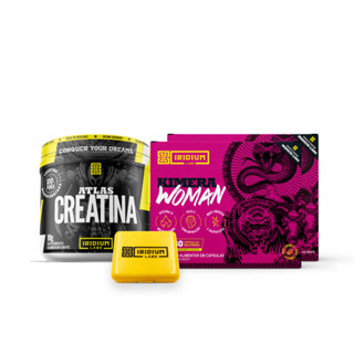 Kit 2x Kimera Woman + Creatina 90g + Porta Caps em Oferta na Shopee