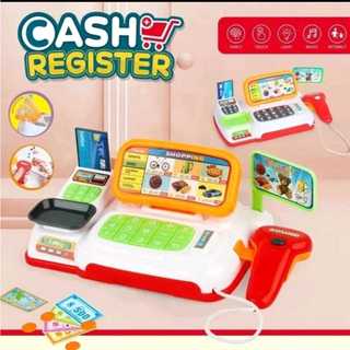 Caixa Registradora Brinquedo Infantil Mercadinho Scanner Luz E Som Maquina Registradora