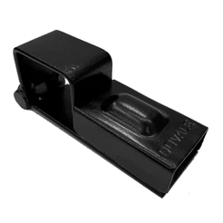 Porta Cadeado P/ Portão Dovale N.2 - 43 X 38 mm - Preto
