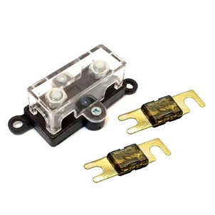 Porta Fusível Midi Pequeno + Fusível Para Som Automotivo 30A e 40A