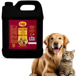 Shampoo 5 em 1 Cereja e Avelã Todas as Pelagens para Cachorro e Gato 5 Litros - Banho e Tosa