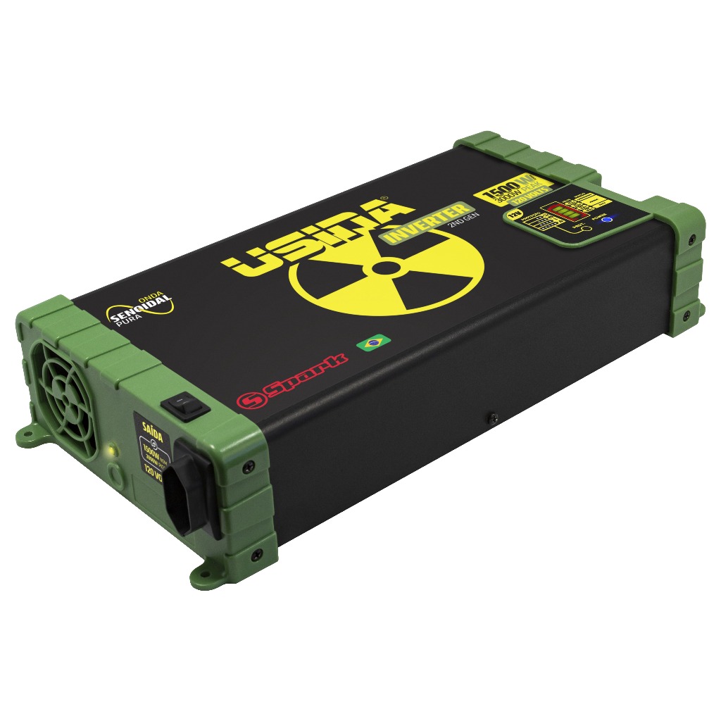 Detalhes do Inversor Usina Onda Senoidal Pura 1500w 12v 120v 3000w Pico