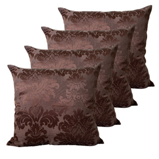 - Kit 4 Capas De Almofadas Jacquard Medalhão 60x60 (tamanho Extra Grande) Com Zíper em Oferta na Shopee
