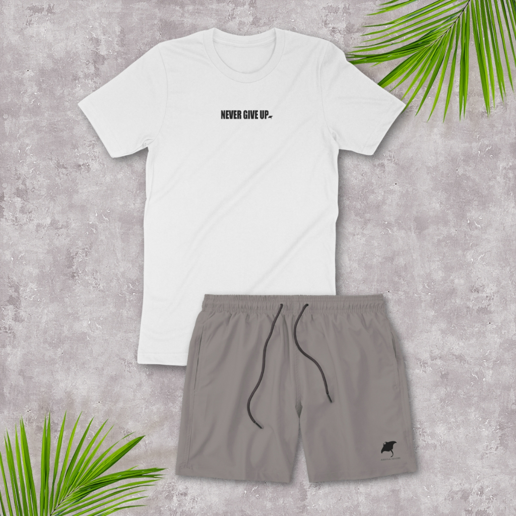 Conjunto Masculino Plus Size Camiseta 100% Algodão Bermuda e Short Masculino Passeio Academia Casual