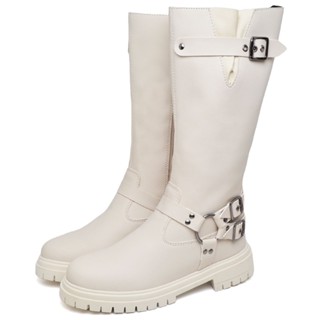Bota Tratorada Feminina Off White Taylor Dubuy 1820DB em Oferta na Shopee