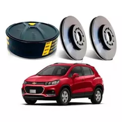 Par Disco De Freio Ventilado GM Tracker 1.4 1.8 16v 2013 Á 2019