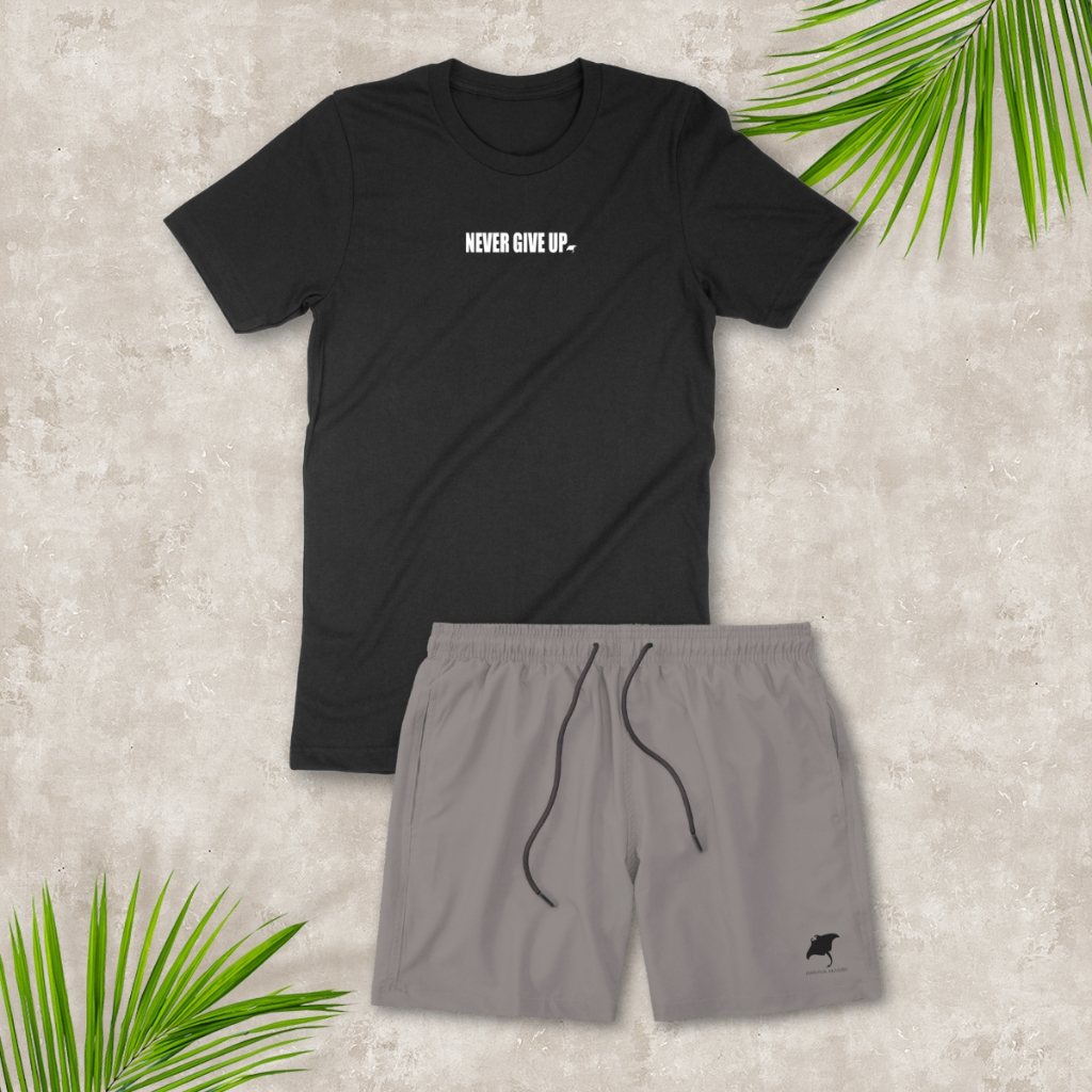 Conjunto Masculino Camiseta 100% Algodão e Bermuda Short Mauricinho Passeio Academia Treino Casual