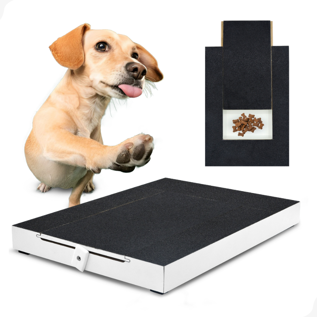 PetyCure Arranhador de Unha para Cachorro Caixa Lixa Petiscos Esconderijo Brinquedo Intera...