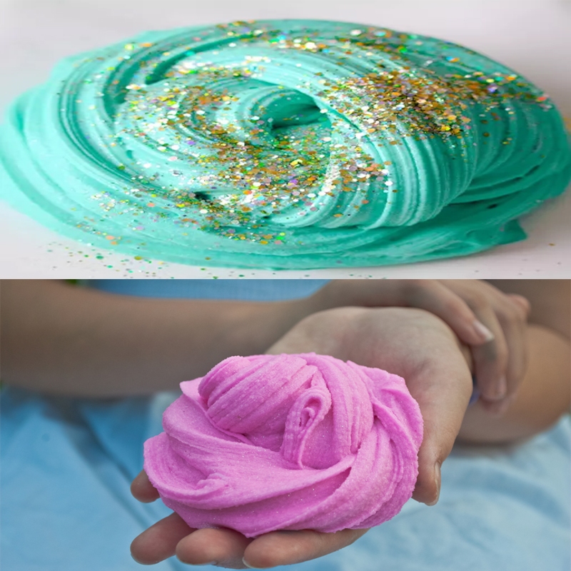 Kit Para Fazer Slime - Com Colas Clear Coloridas e Espuma — imagem 2 de 2