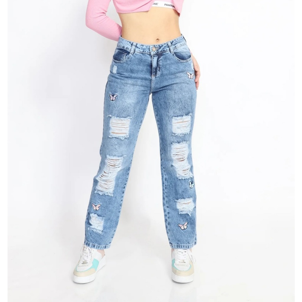 Calça Biotipo Jeans Feminina MOM(BAIXA)
