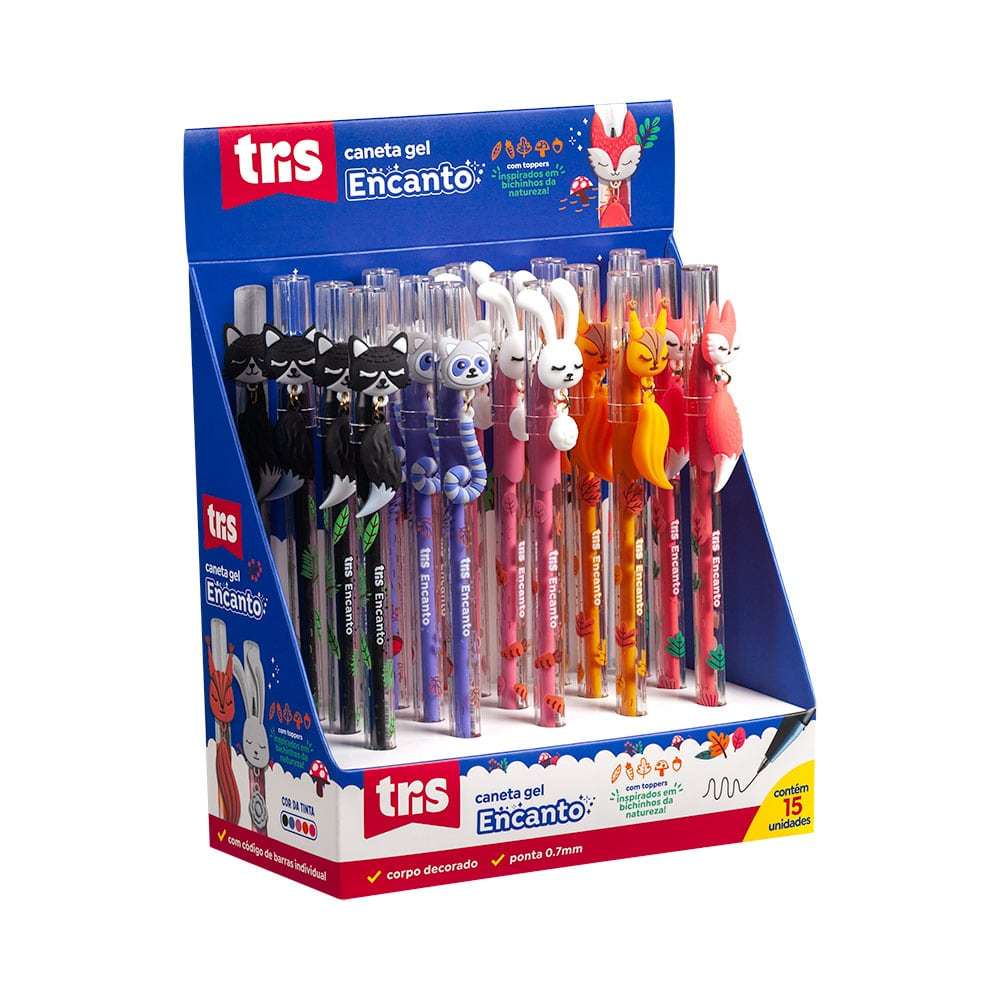 Caneta Gel Encanto Tris – 0.7mm – Tris em Oferta na Shopee