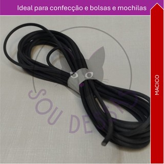 5/10/20/30 metros - Espaguete Plástico / Vivo 3mm Preto em Oferta na Shopee