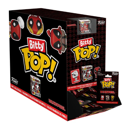 FUNKO BITTY POP MYSTERY MARVEL DEADPOOL 89664/84964 ( 1 UNIDADE ) NOVO ORIGINAL
